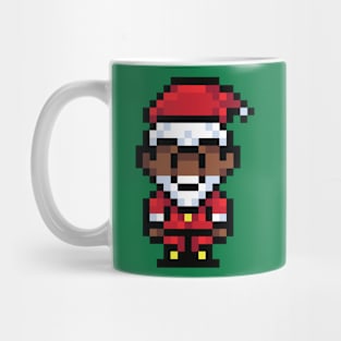 8bit Santa Claus // Funny Retro Santa Mug